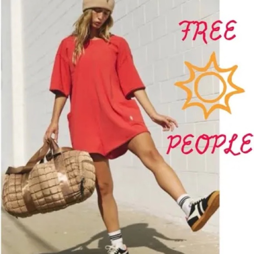 NWT FP Movement Hotshot Tee Romper